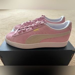 Pink Suede Pumas